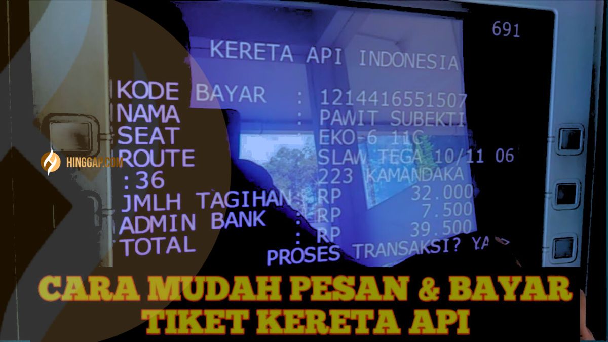 9 Cara Pembayaran Tiket Kereta Api via ATM BRI, Simak Turorialnya!