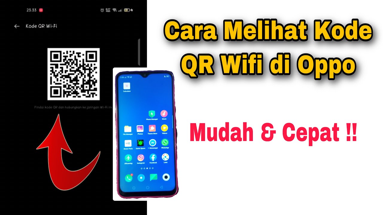 Cara Melihat Kode QR WiFi di HP OPPO