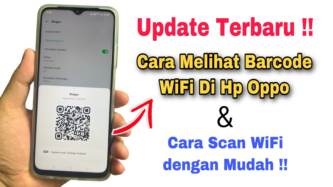 Cara Scan Barcode WiFi di HP OPPO Tanpa Aplikasi