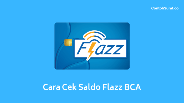 Cara Cek Saldo Flazz BCA di HP Tanpa NFC