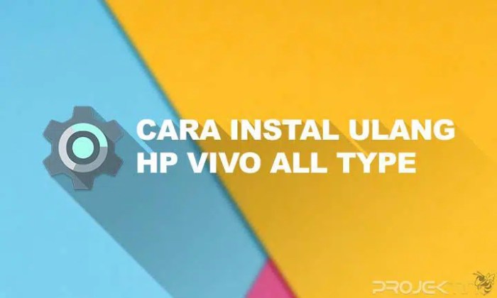 Cara Instal Ulang HP Vivo: Panduan Lengkap