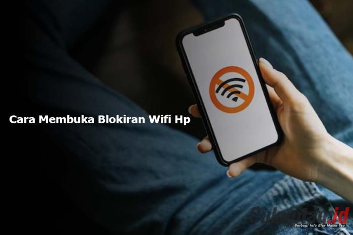 Cara Membuka Blokir WiFi HP: Panduan Langkah demi Langkah