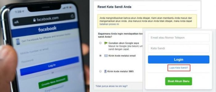 Cara Bobol Facebook Lupa Kata Sandi Nomor HP Tidak…