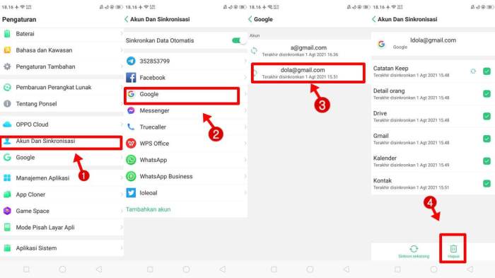 Hapus Akun Gmail di HP Oppo: Panduan Praktis