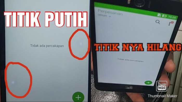 Cara Hilangkan Bercak Putih di Layar HP LCD dengan Mudah