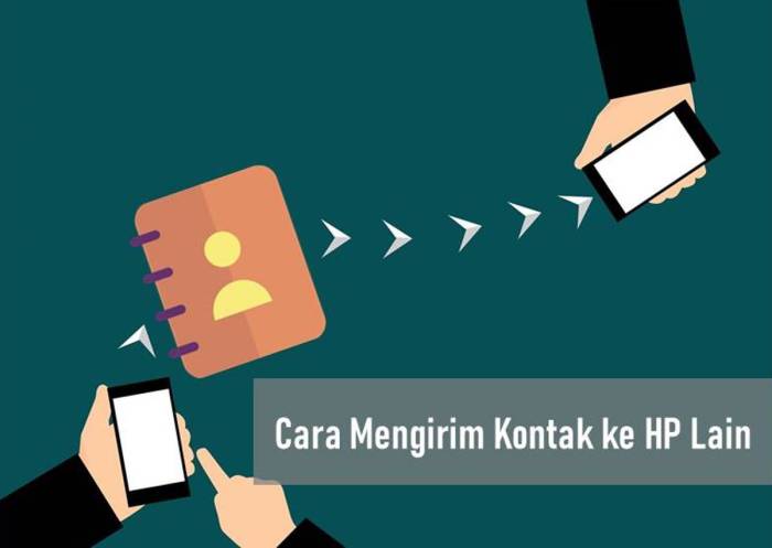 Cara Mudah Berbagi Kontak ke Ponsel Lain