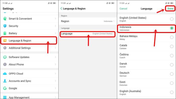 Cara Mudah Ganti Bahasa di HP Oppo, Praktis Banget!