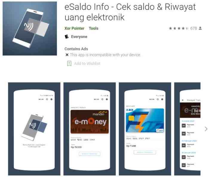 Cara Mudah Update Saldo E-Money di HP Tanpa NFC