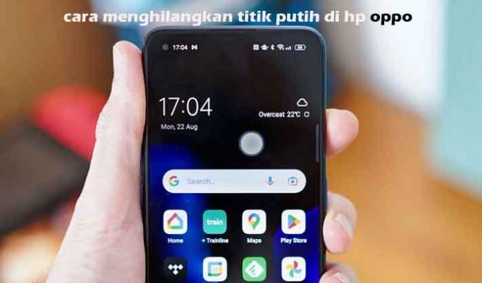 Hilangkan Titik Putih di HP OPPO: Panduan Lengkap