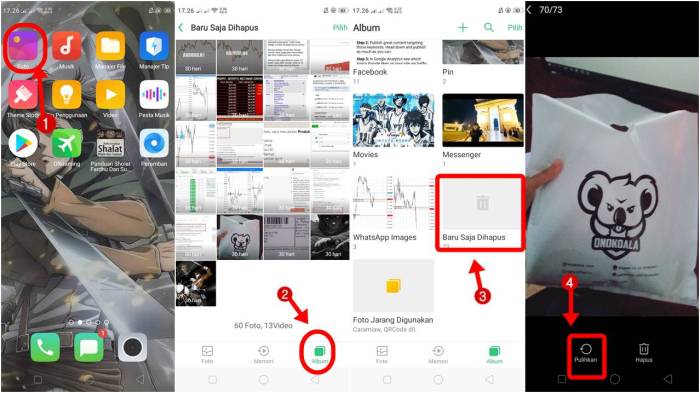Cara Mudah Mengembalikan Foto Terhapus di HP Oppo