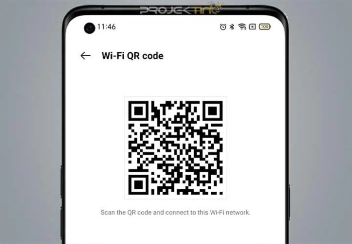 Cara Mudah Menampilkan Barcode WiFi di HP OPPO