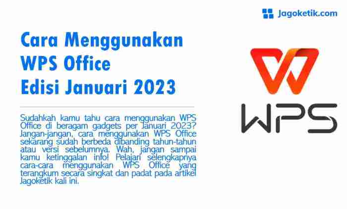 Cara Menggunakan WPS Office di HP: Panduan Lengkap