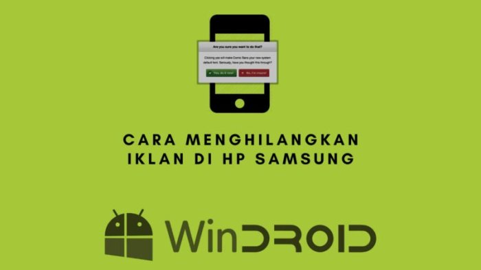 Cara Menghilangkan Iklan yang Mengganggu di HP Samsung