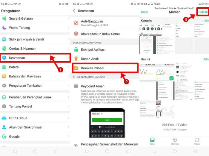 Cara Mudah Membuka Brankas Pribadi di HP OPPO