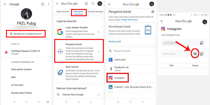 Cara Mudah Cek Password Instagram di HP Android dan iOS