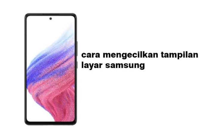 Cara Mengecilkan Ikon di Ponsel Samsung: Panduan Langkah demi Langkah