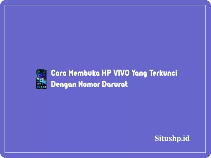 Cara Buka HP Vivo Terkunci Tanpa Hapus Data, Gampang Banget!