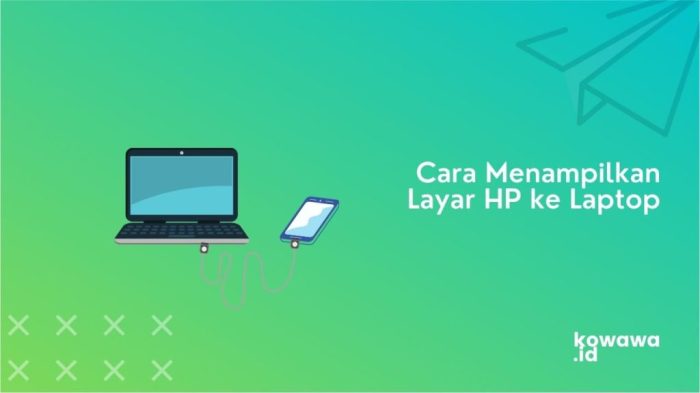 Tampilkan Layar HP ke Laptop Praktis via Bluetooth