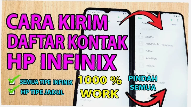 Cepat! Backup Kontak Infinix Kamu Sekarang Juga, Hemat Waktu & Nggak Ribet!