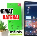 cara buka baterai infinix