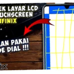 cara cek layar amoled infinix