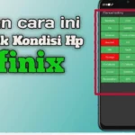 cara cek touchscreen infinix