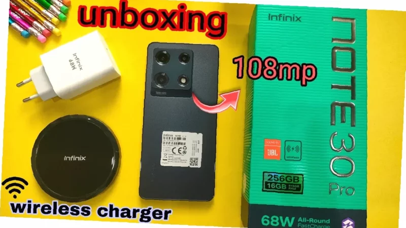 Charger Wireless Infinix Note 30 Pro Terbaik!  Dapatkan Kini dan Rasakan Kinerja Maksimal!