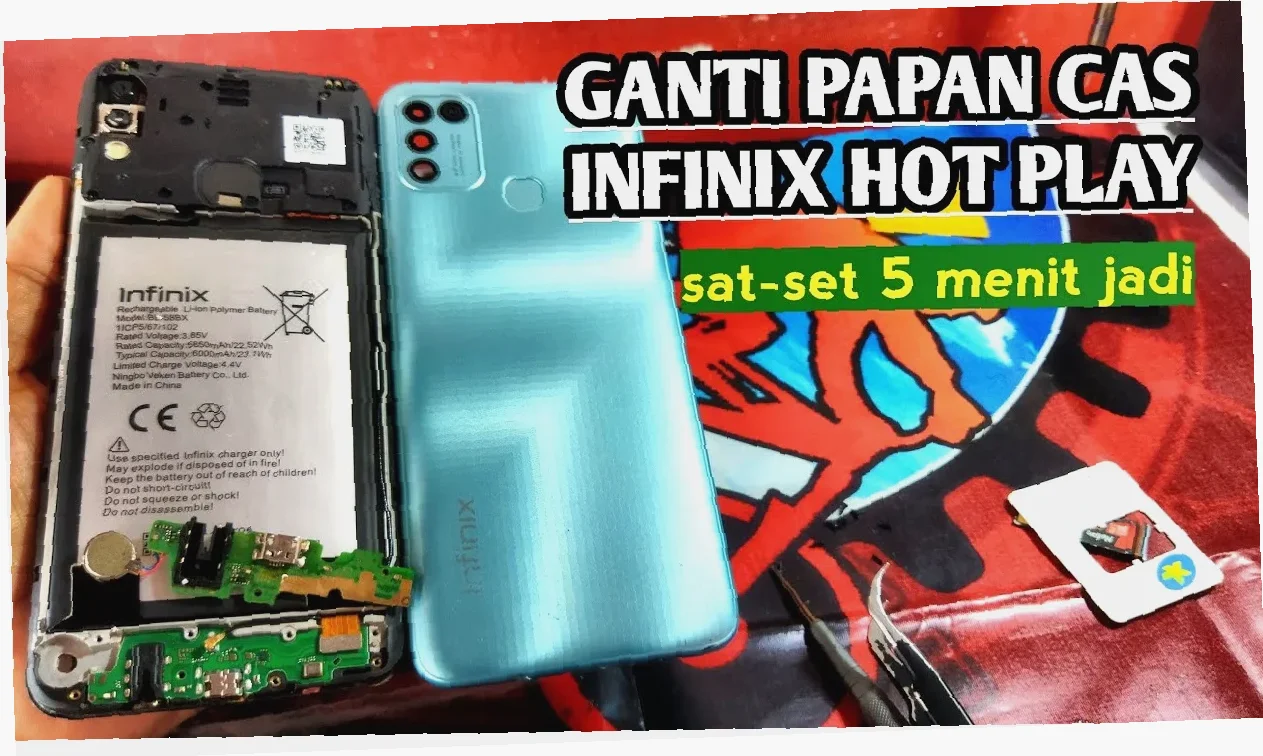 Ganti EMMC Infinix Hot 9 Play Cepat Mudah & Anti Gagal! Tutorial Lengkap
