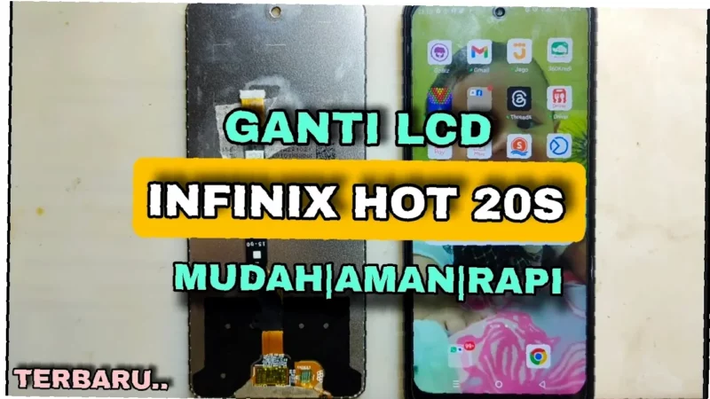 Ganti LCD Infinix Hot 10 Mudah & Cepat!  Panduan Lengkap  Cara Pasang Sendiri