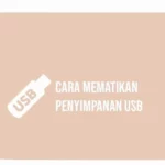 cara mematikan penyimpanan usb infinix