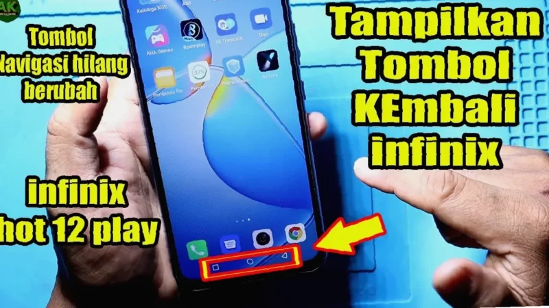 Gak Mau Ribet? Cara Cepat Munculkan Tombol Navigasi Infinix Hot 12 Play!