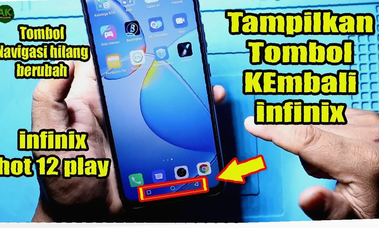 Gak Mau Ribet? Cara Cepat Munculkan Tombol Navigasi Infinix Hot 12 Play!