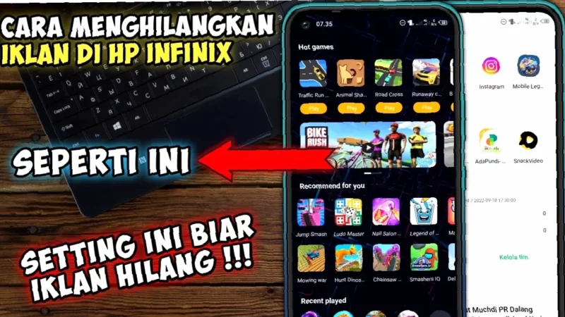 Solusi Cepat Iklan Meneror HP Infinixmu!  Hilangkan Sekarang!