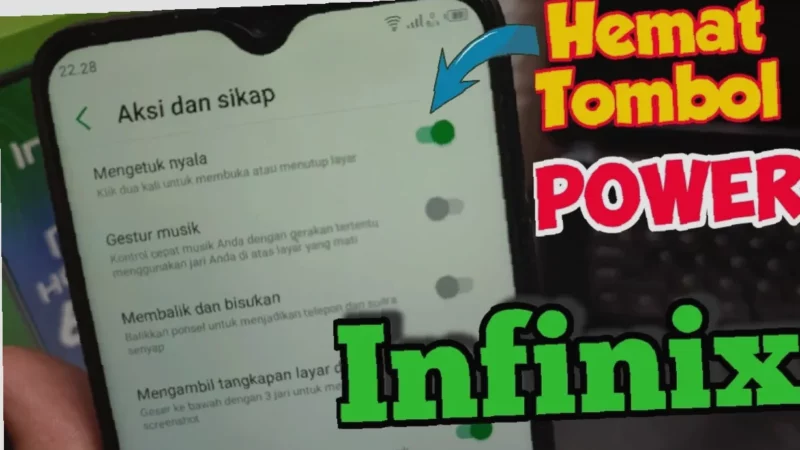 Rahasia Cepat!  Nyalakan HP Infinix dengan Ketuk 2 Kali Aja