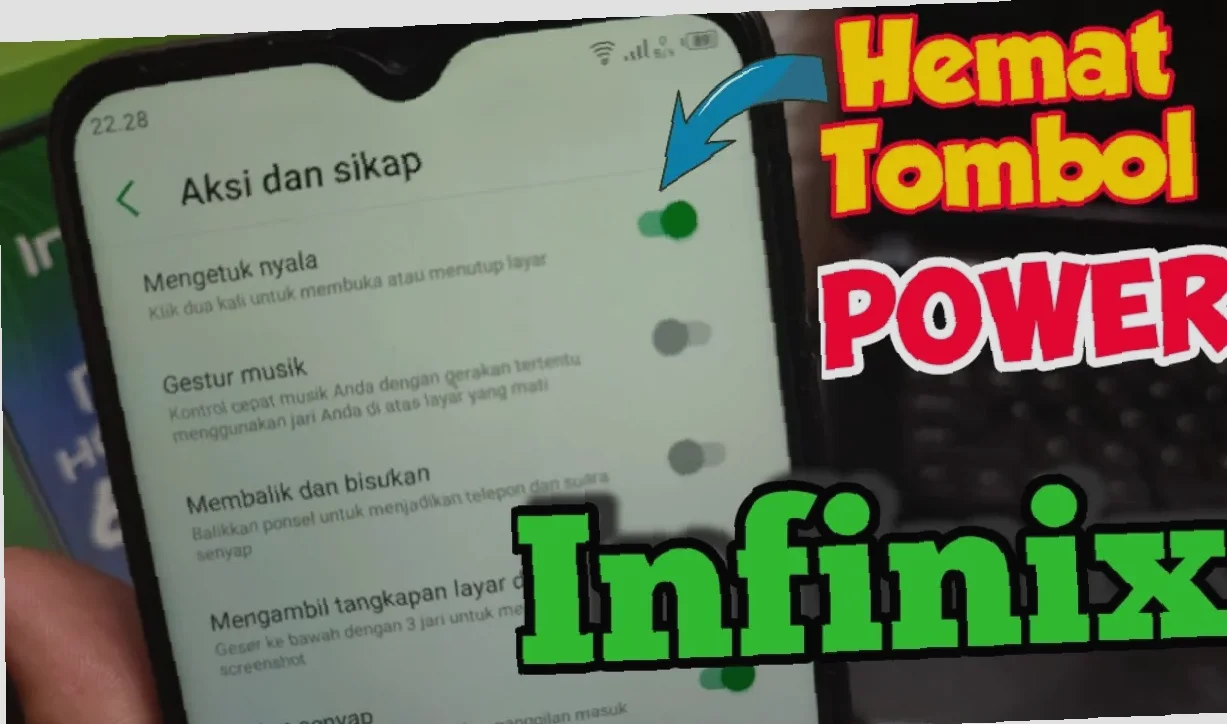Rahasia Cepat! Nyalakan HP Infinix dengan Ketuk 2 Kali Aja
