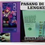 cara pasang tempered glass infinix note 40