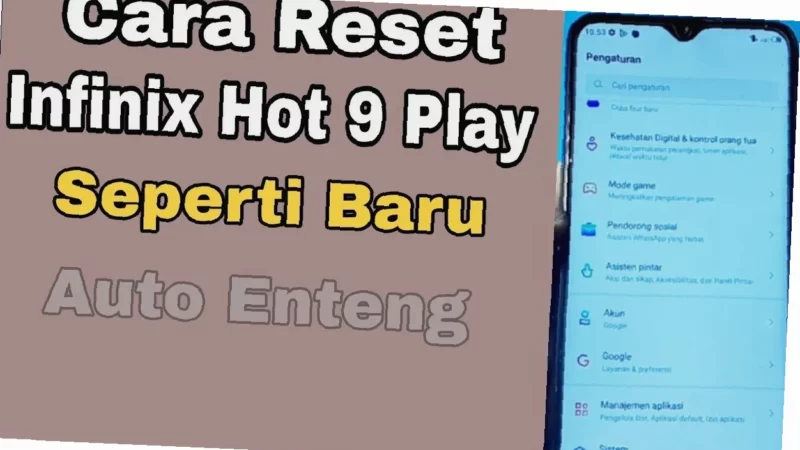 Rahasia Reset HP Infinix Lewat Panggilan Darurat! Cepat & Mudah!