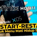 cara restart infinix hot 50