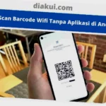 cara scan barcode infinix