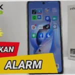cara setel alarm infinix