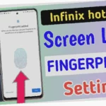 cara setting fingerprint infinix
