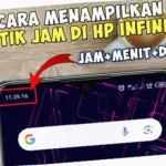 cara setting jam infinix