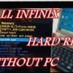 cara wipe data infinix